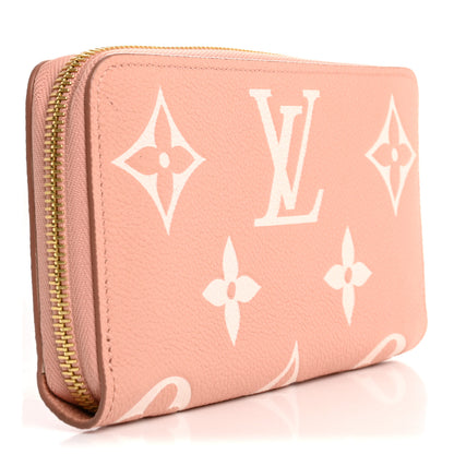 Louis Vuitton Empreinte Monogram Giant Zippy Wallet Rose Trianon Creme 3 of 8