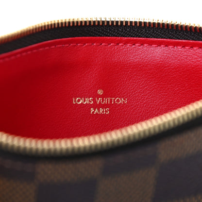 Louis Vuitton Damier Ebene Felicie Chain Wallet Zippered Insert 6 of 6