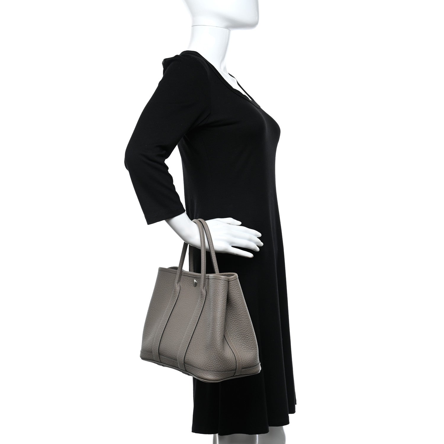 Hermes Vache Country Garden Party 30 TPM Gris Asphalte 2 of 10