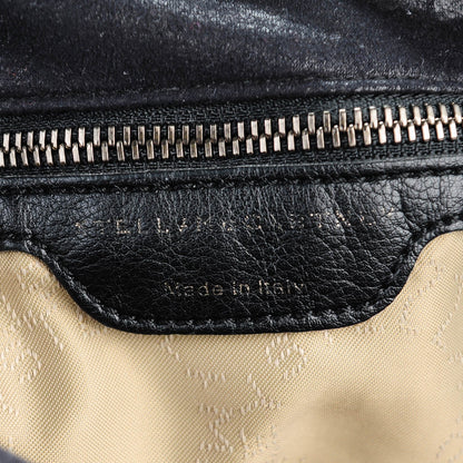Stella McCartney Shaggy Deer Quilted Small Falabella Black 6 of 6