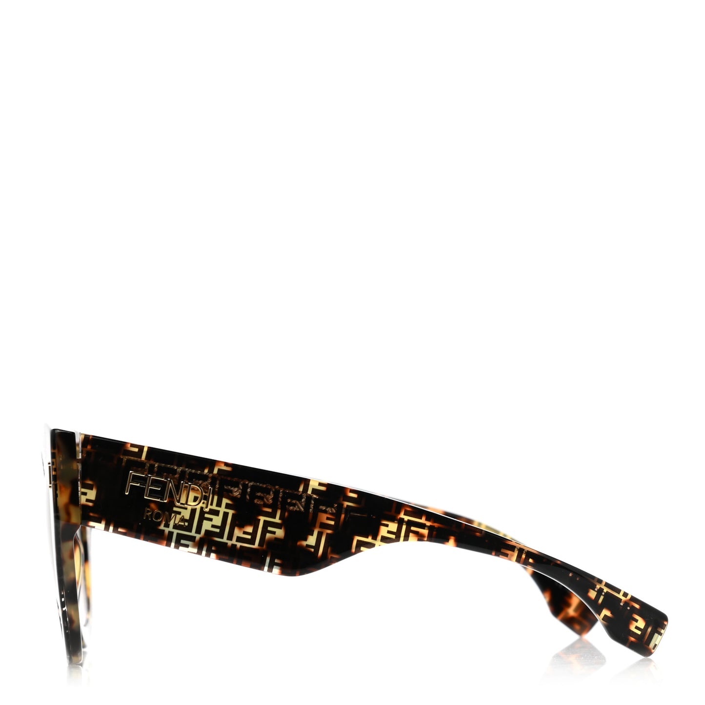 Acetate Fendi Roma Cat Eye Sunglasses FF 0435/S Havana