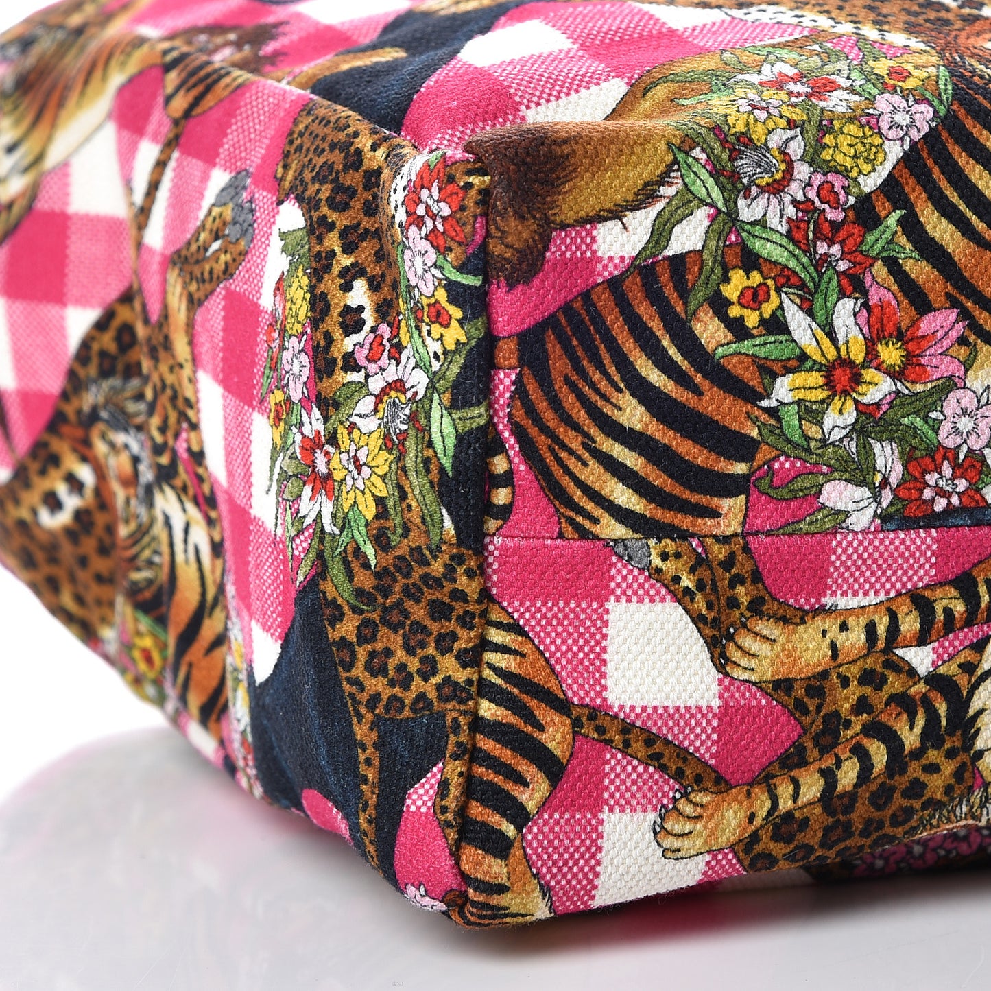 Canvas Kids Tiger Print Tote Multicolor