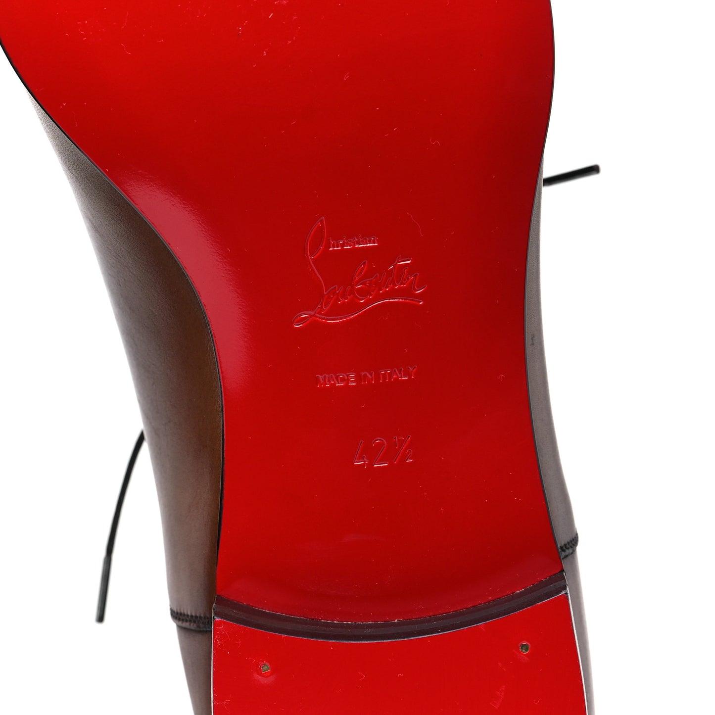 Calfskin Mens Greggo Flat Oxfords 42.5 Brown