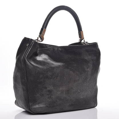 Saint Laurent Goatskin Small Roady Hobo Black 3 of 7