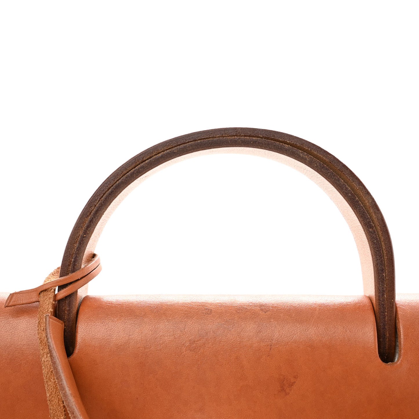 Toile Vache Calfskin Herbag 30 PM Backpack Natural