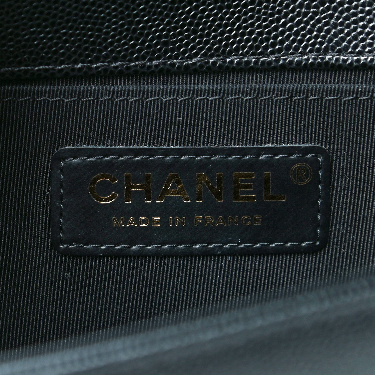 Chanel Caviar Quilted Medium Boy Flap Black 6 of 10