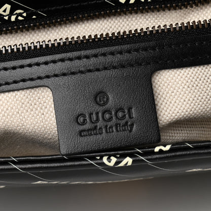 Gucci X BALENCIAGA Calfskin Matelasse Logo Print Small GG Marmont Shoulder Bag Black 6 of 10