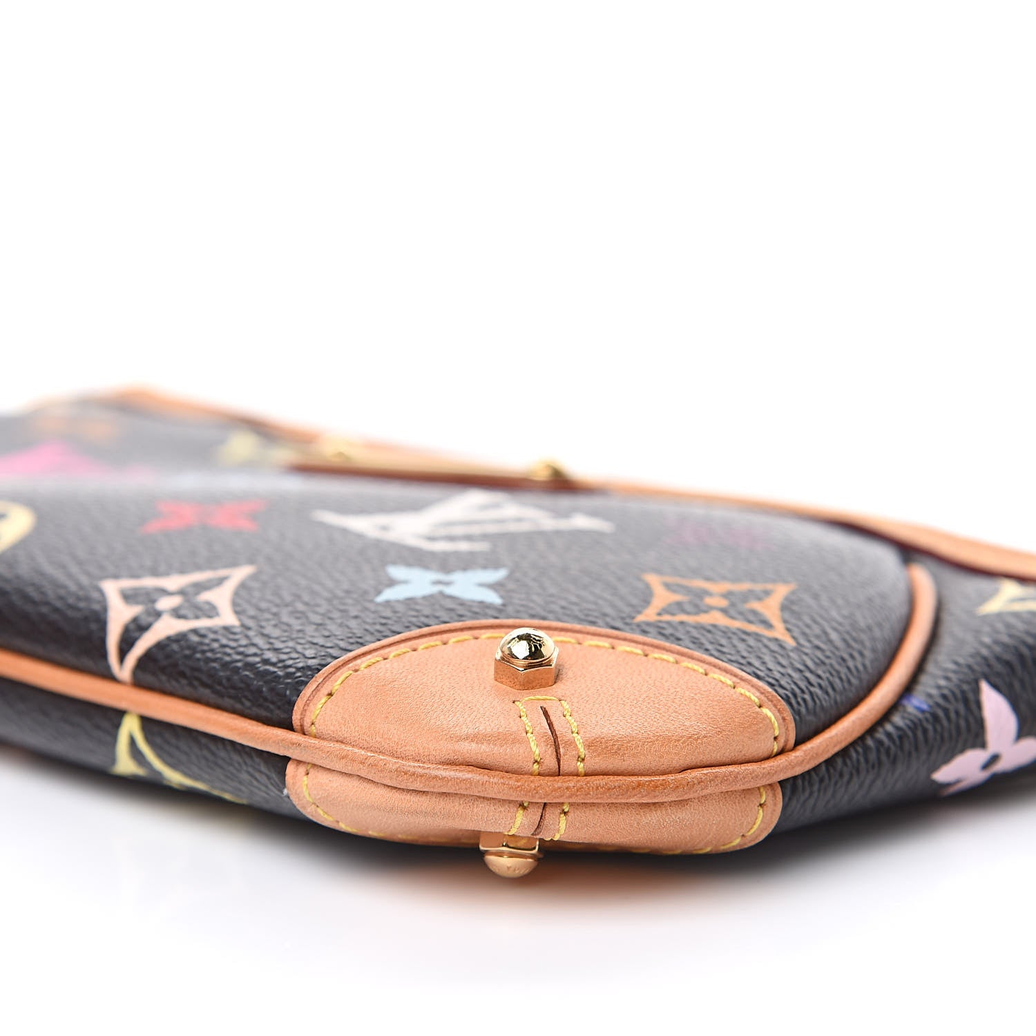 Louis Vuitton Monogram Multicolor Pochette Milla MM Black 9 of 9