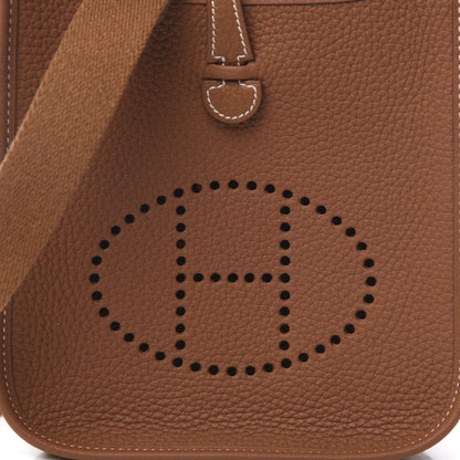 Hermes Taurillon Clemence Evelyne TPM Gold 9 of 10