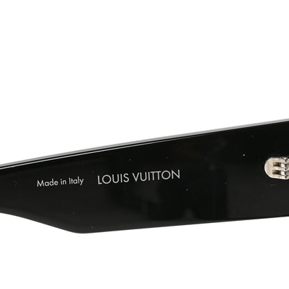 Louis Vuitton Acetate Swarovski Crystal Cyclone Sunglasses Z1790W Black 5 of 7