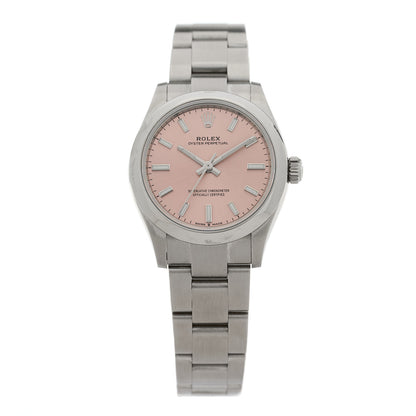 Rolex Stainless Steel 31mm Oyster Perpetual Watch Pink 277200 1 of 5