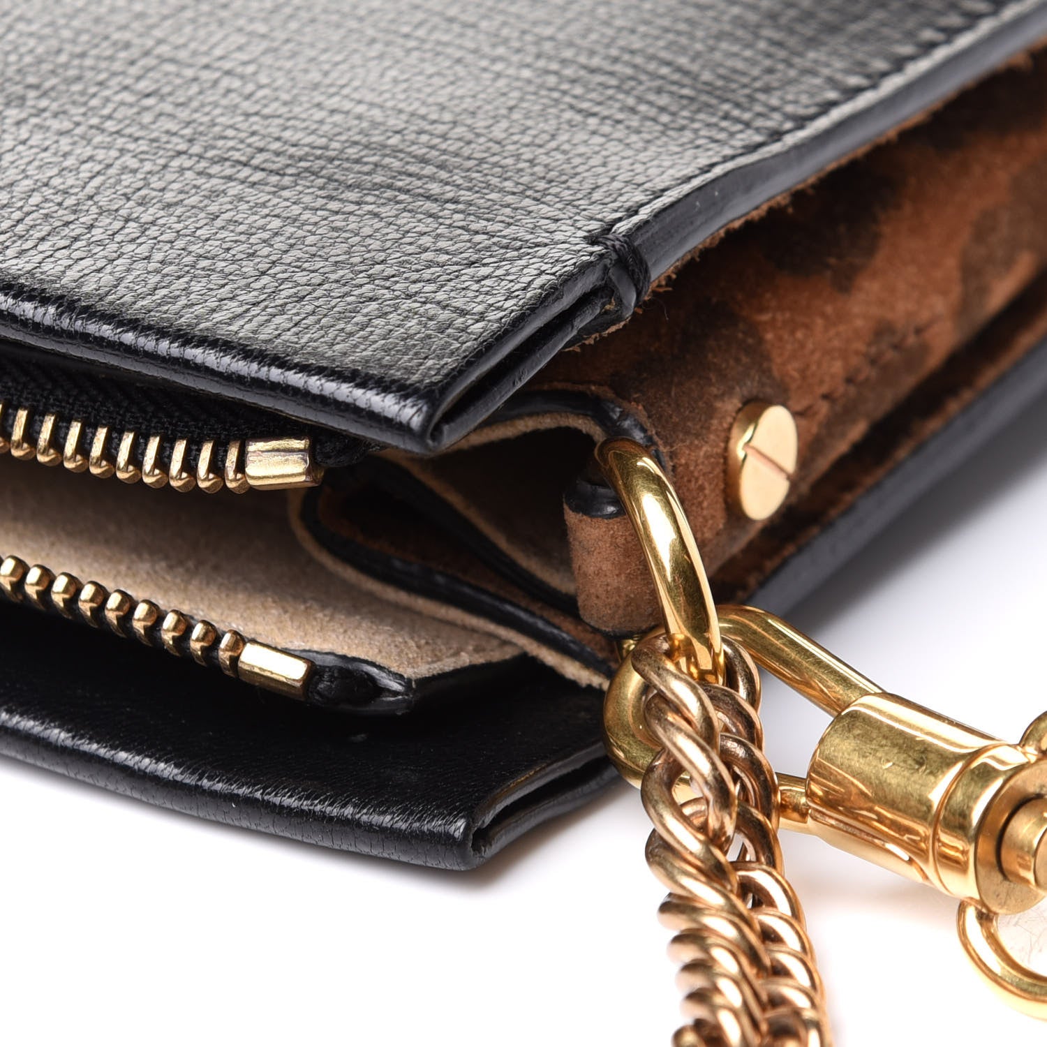 Givenchy Goatskin Suede Cross 3 Crossbody Bag Black Leopard 13 of 14