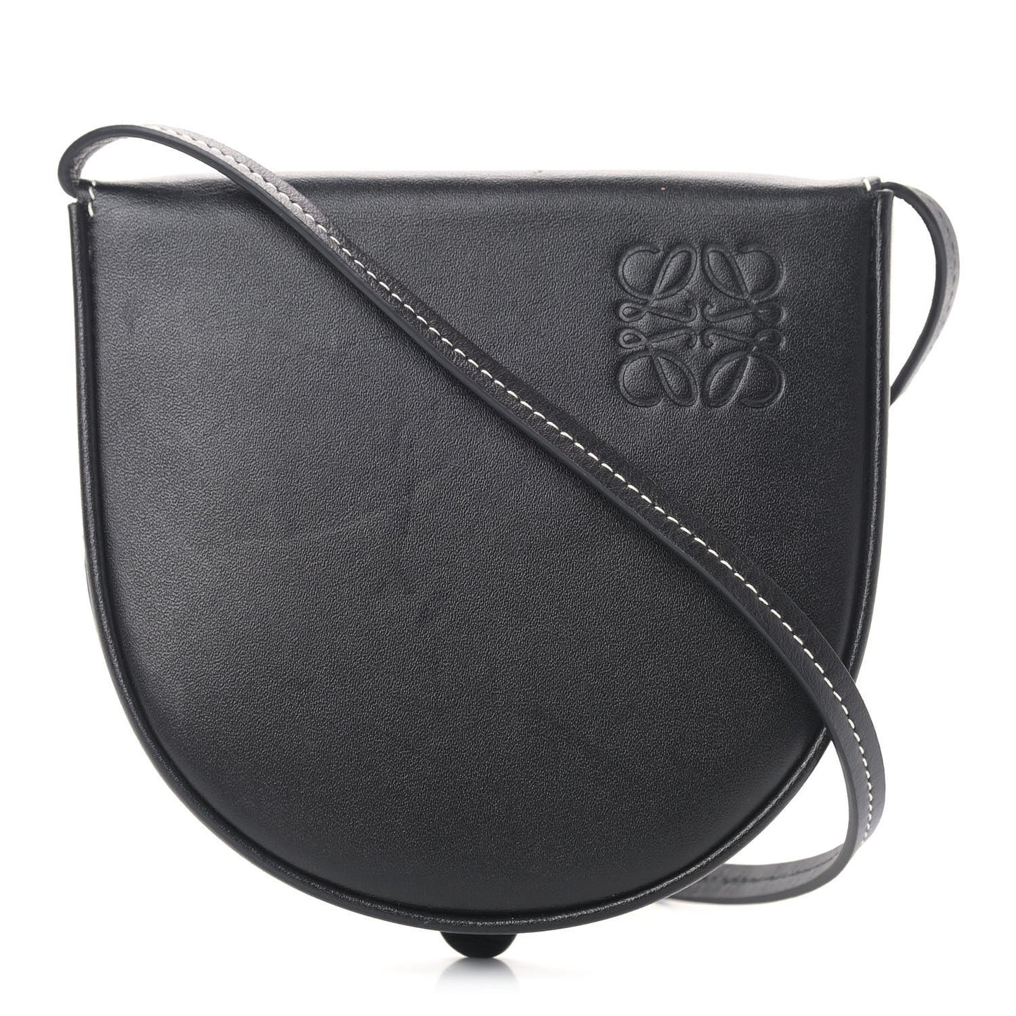 Soft Calfskin Small Heel Bag Black
