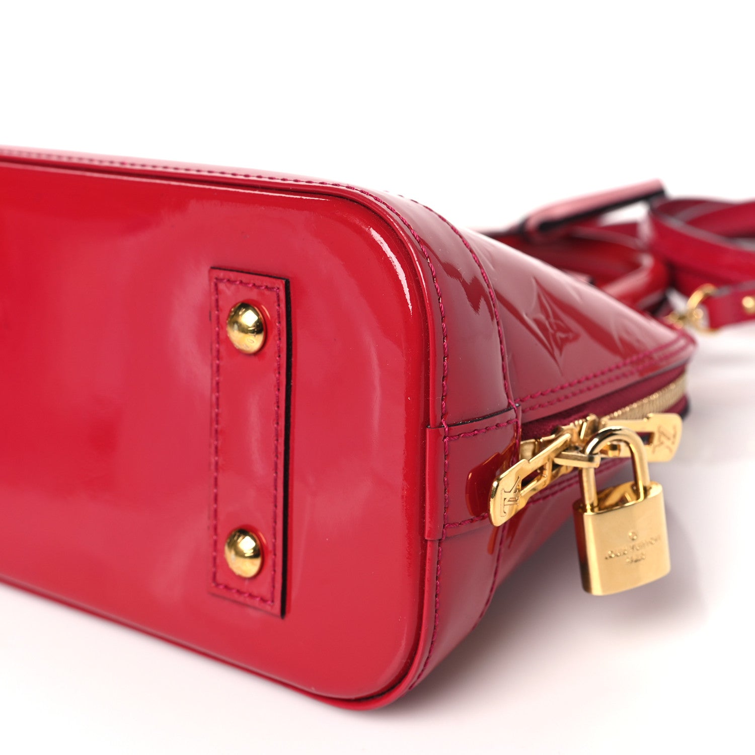 Louis Vuitton Vernis Alma BB Rose Indien 9 of 9