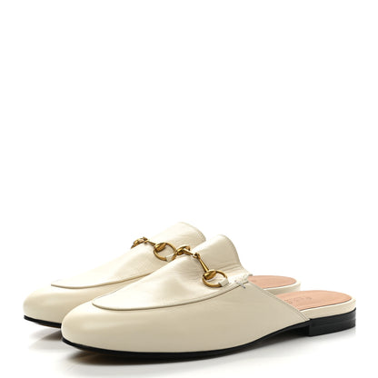 Gucci Malaga Kid Womens Princetown Slippers 38.5 Mystic White 3 of 8