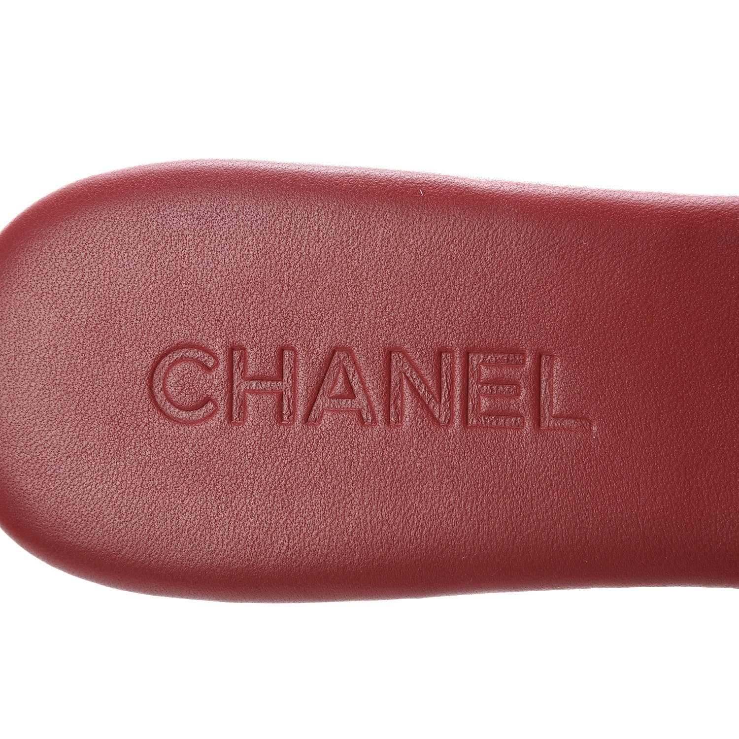Chanel Lambskin Enamel CC Mules 37 Red 7 of 11