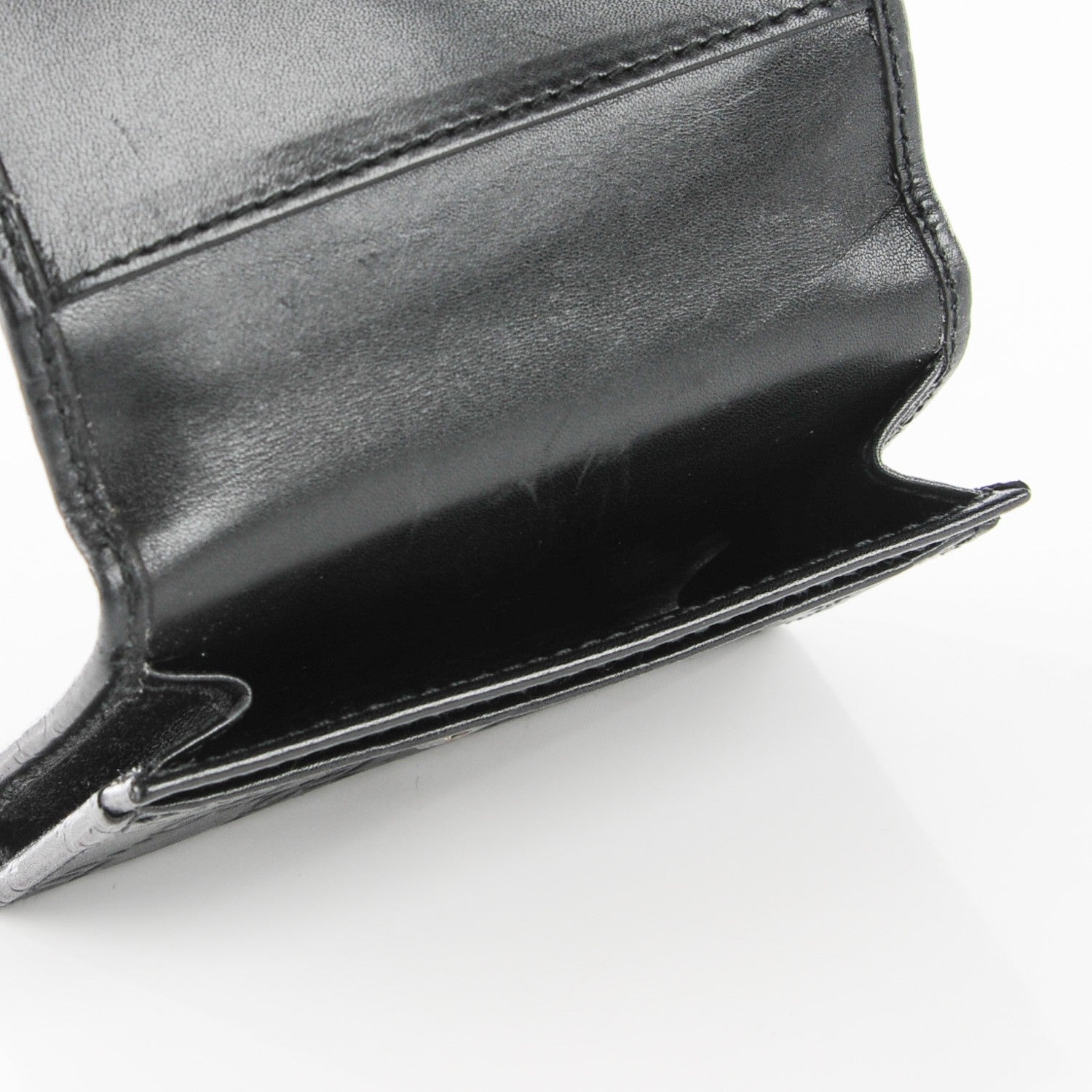 Gucci Guccissima Card Case Black 5 of 7