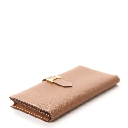 Hermes Epsom Bearn Gusset Wallet Gold 4 of 8