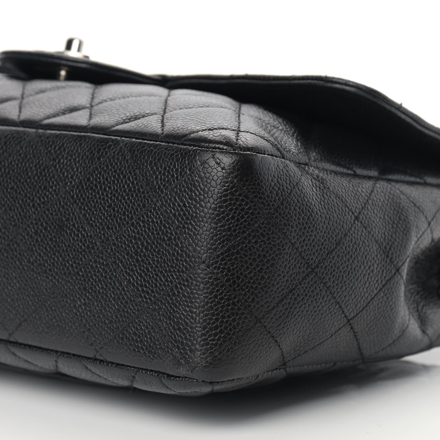 Chanel Caviar Quilted Jumbo Single Flap Black 9 of 16