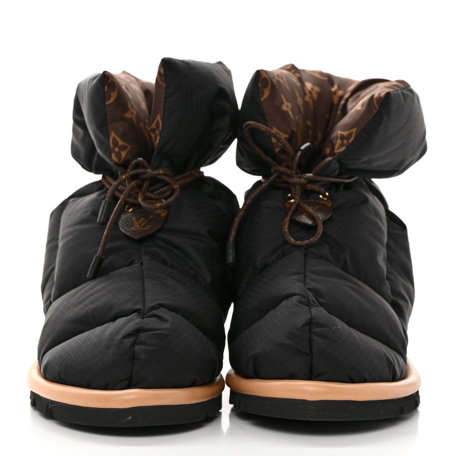 Louis Vuitton Nylon Monogram Pillow Comfort Ankle Boot 39 Black 2 of 9