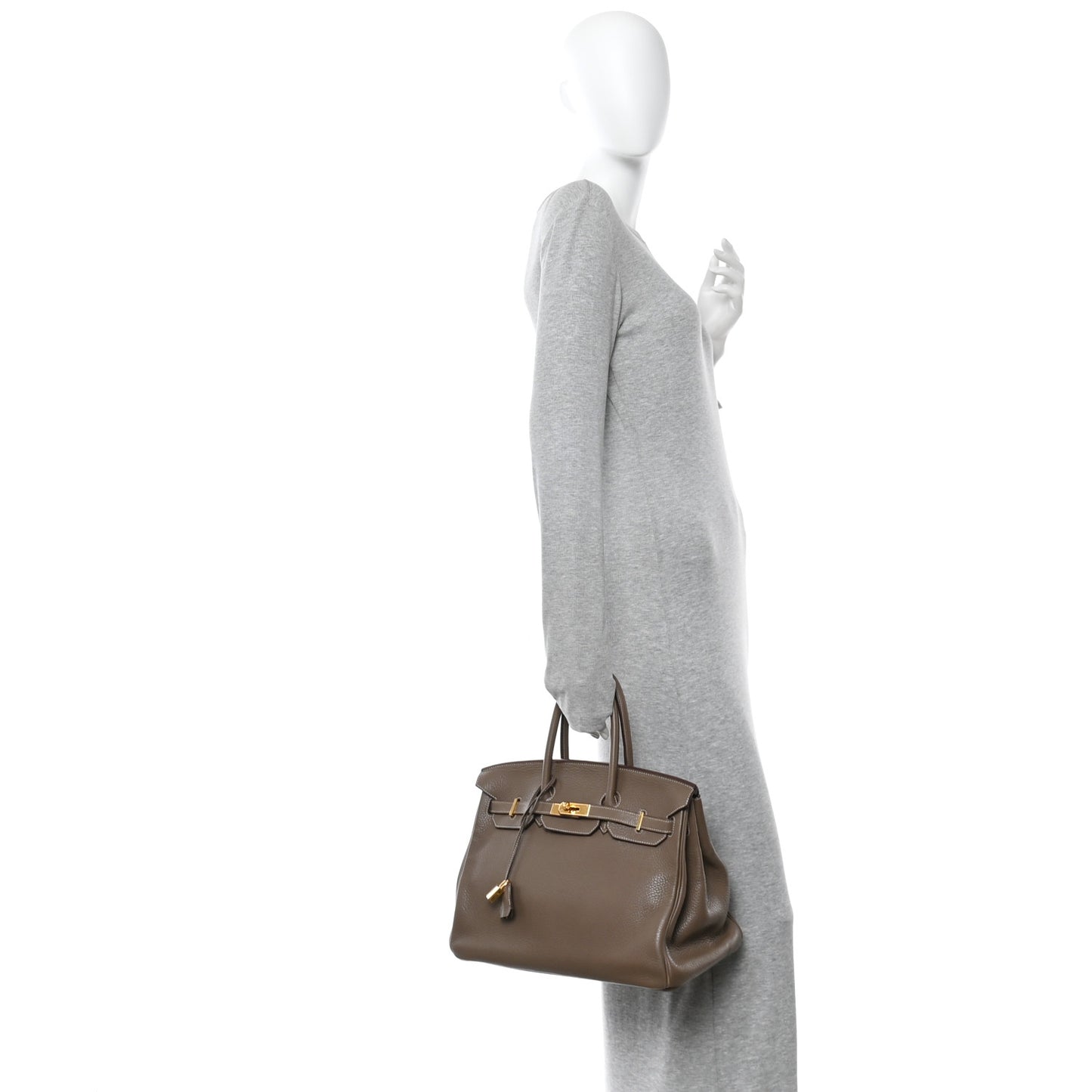 Taurillon Clemence Birkin 35 Etoupe