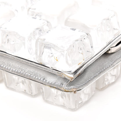 Chanel Plexi Ice Cube Clutch Silver 11 of 13