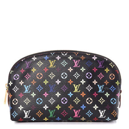 Louis Vuitton Monogram Multicolor Cosmetic Pouch Black Grenade 1 of 9