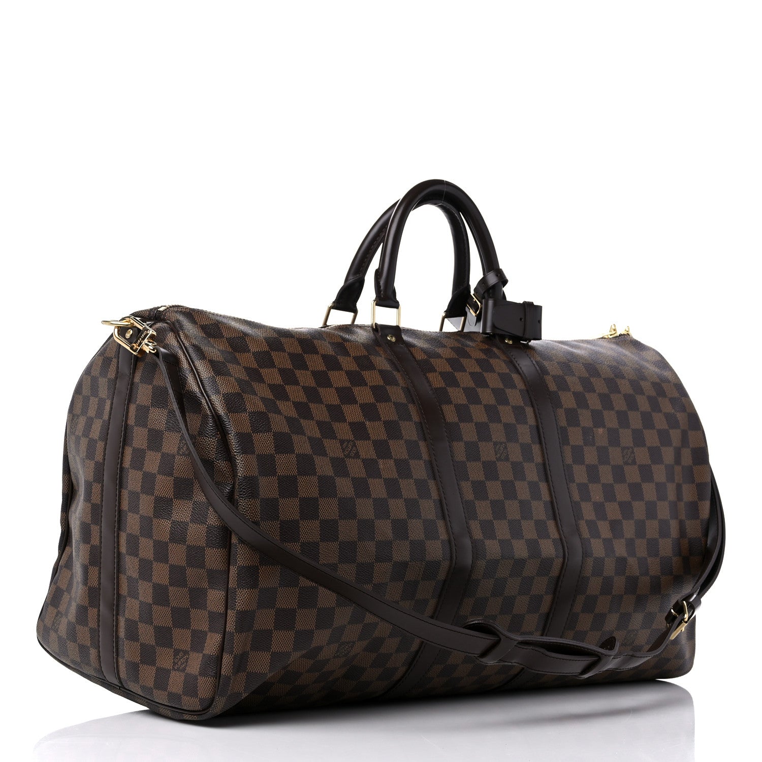 Louis Vuitton Damier Ebene Keepall Bandouliere 55 2 of 11