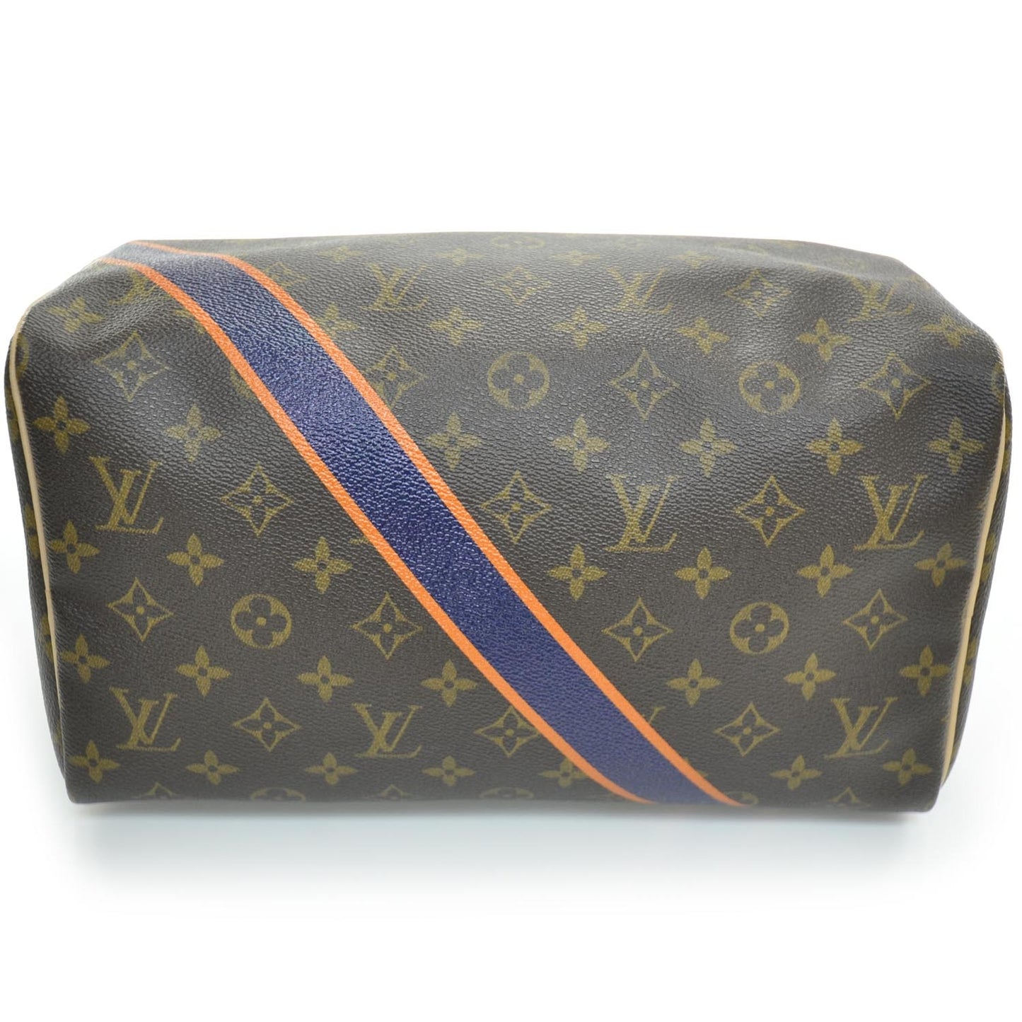 Monogram My LV Heritage Speedy 30 Blue Marine and Orange