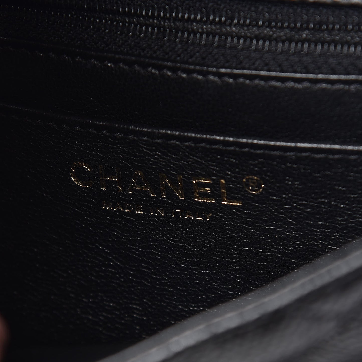 Caviar Quilted Mini Square Flap Black
