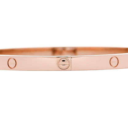 Cartier 18K Pink Gold Small LOVE Bracelet 16 4 of 8
