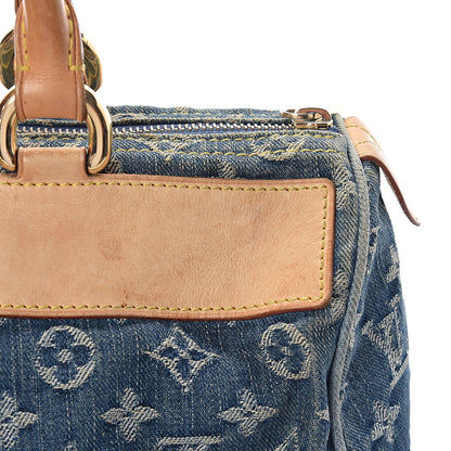 Louis Vuitton Monogram Denim Neo Speedy Blue 11 of 12