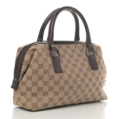 Gucci Monogram Small Boston Dark Brown 2 of 4
