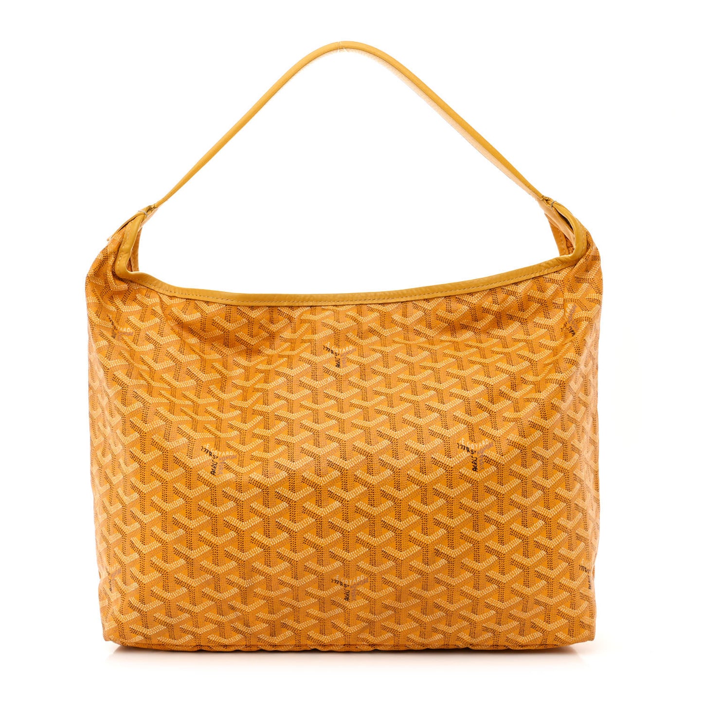 Goyardine Fidji Zip Hobo Yellow