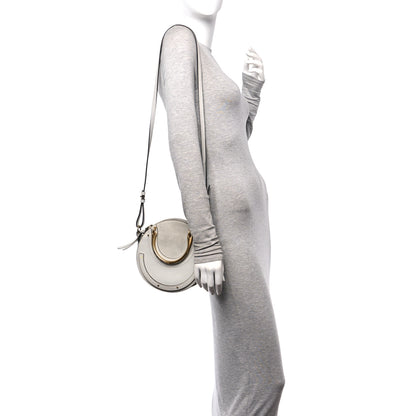 Chloe Calfskin Suede Small Pixie Bag Airy Grey 2 of 14