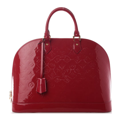 Louis Vuitton Vernis Alma GM Rose Indien 1 of 8