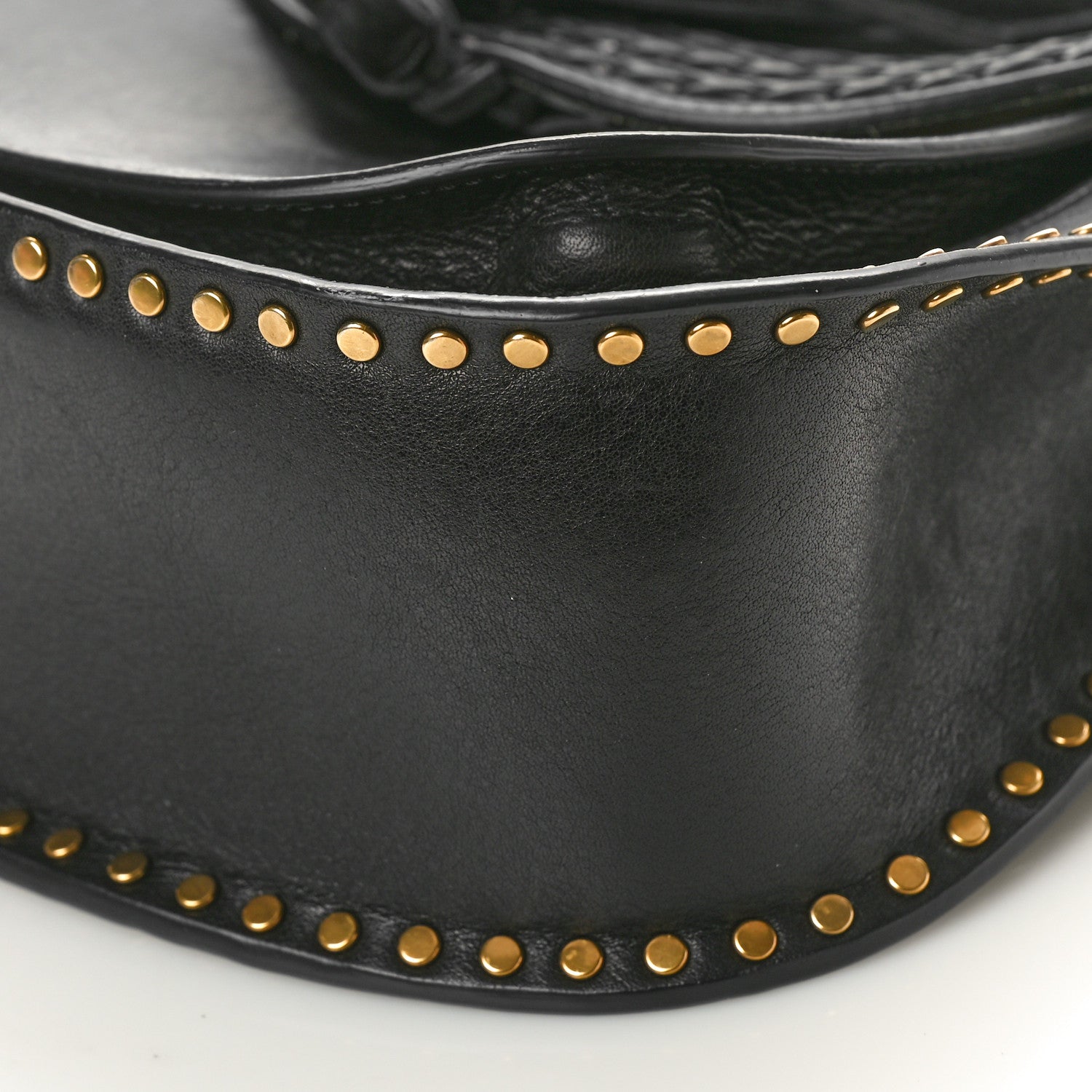 Chloe Calfskin Braided Small Hudson Shoulder Bag Black 9 of 11