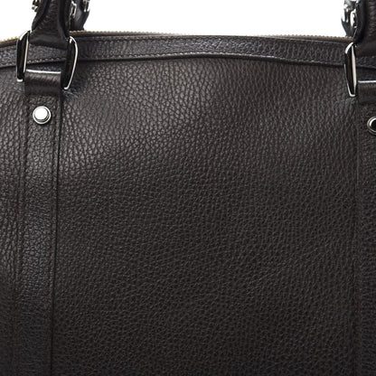 Gucci Pebbled Calfskin Medium GG Convertible Dome Satchel Dark Brown 16 of 17