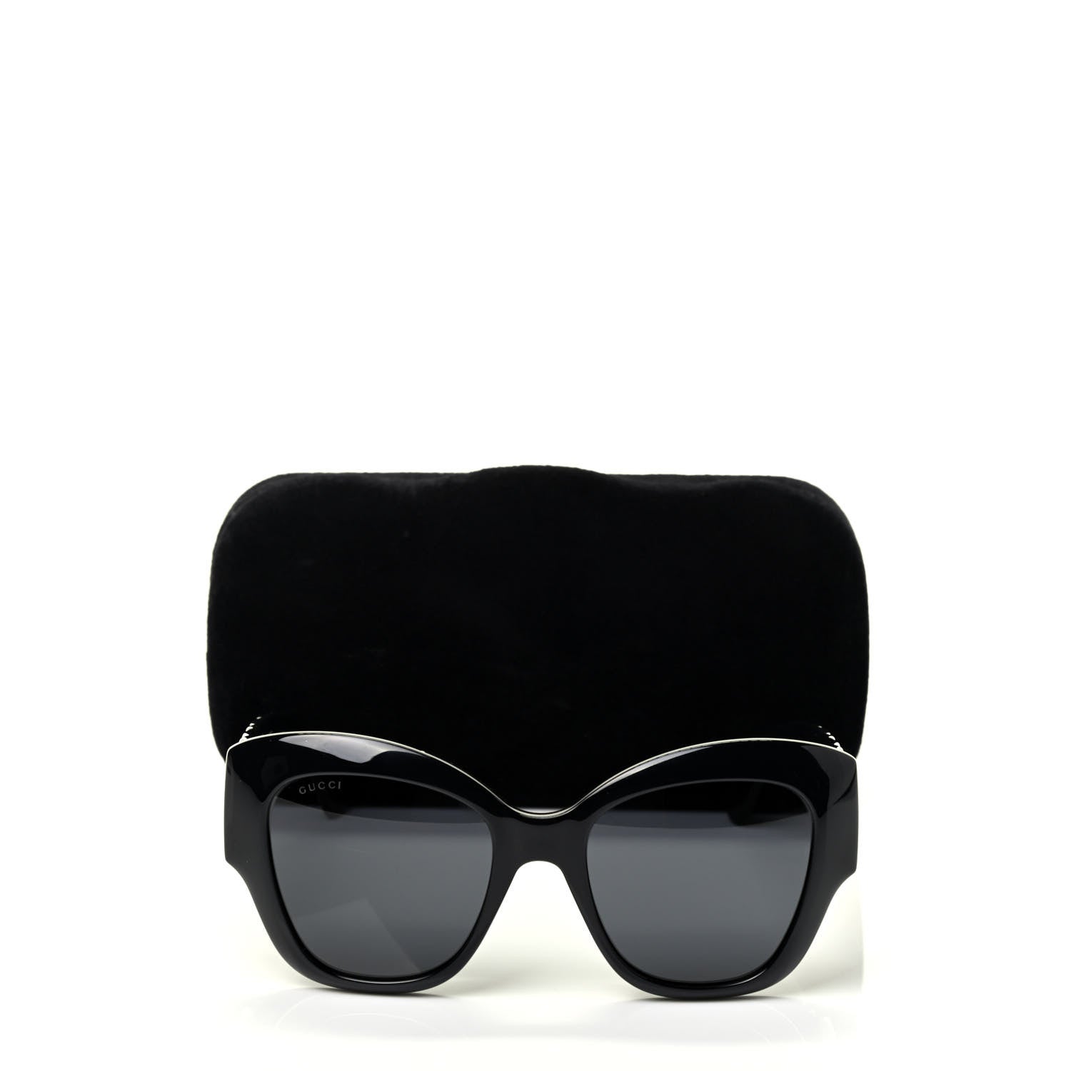 Gucci Acetate GG Butterfly Sunglasses GG0808S Black 6 of 6