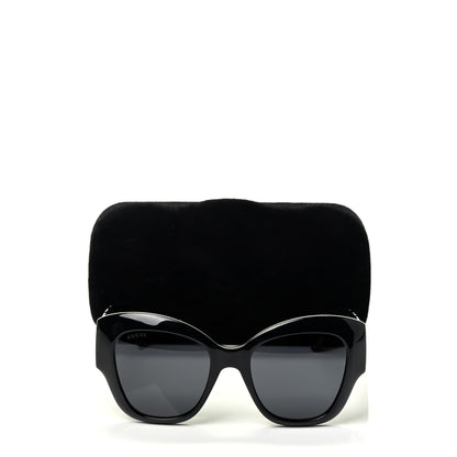 Gucci Acetate GG Butterfly Sunglasses GG0808S Black 6 of 6