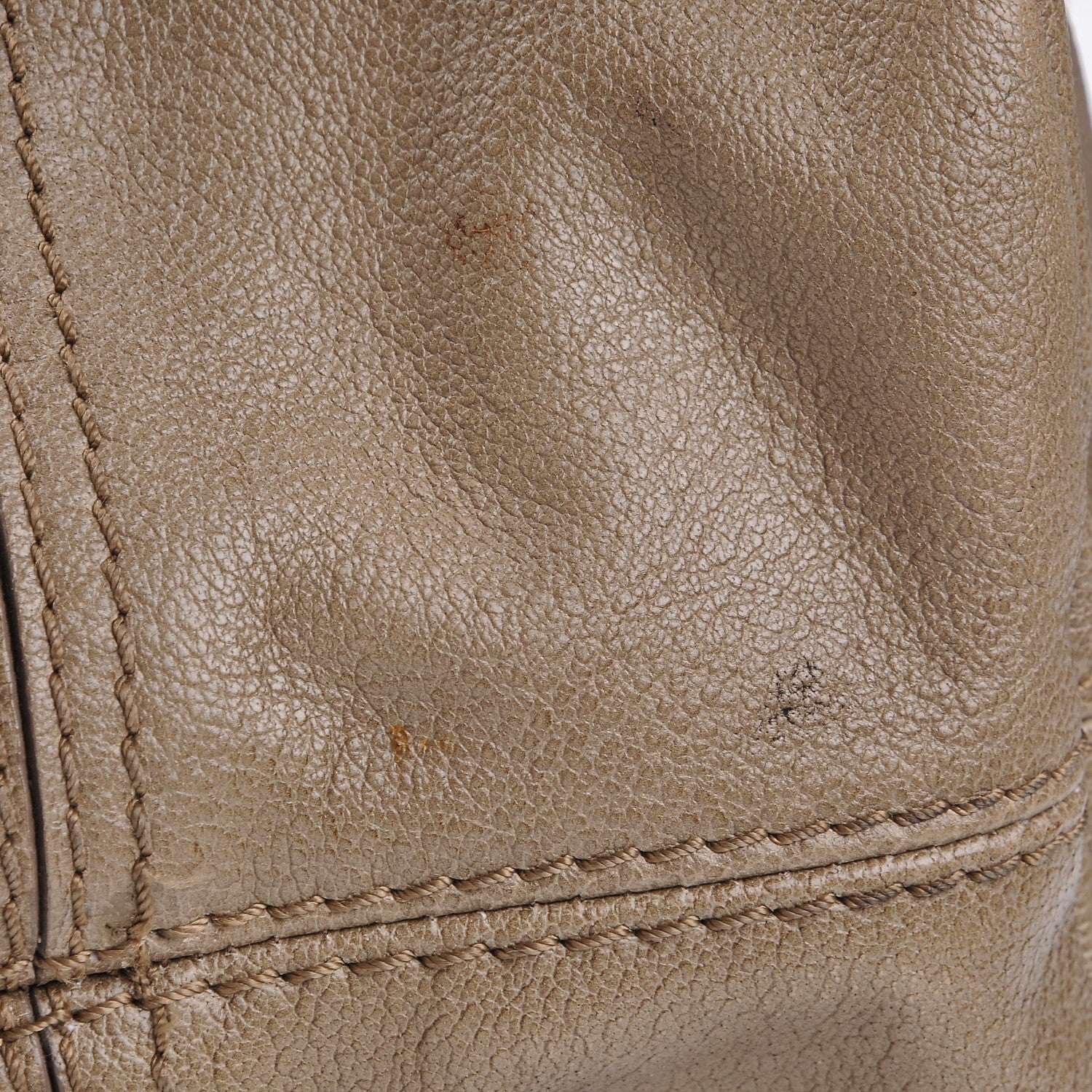 Burberry Grainy Calfskin Chain Hobo Taupe 14 of 18
