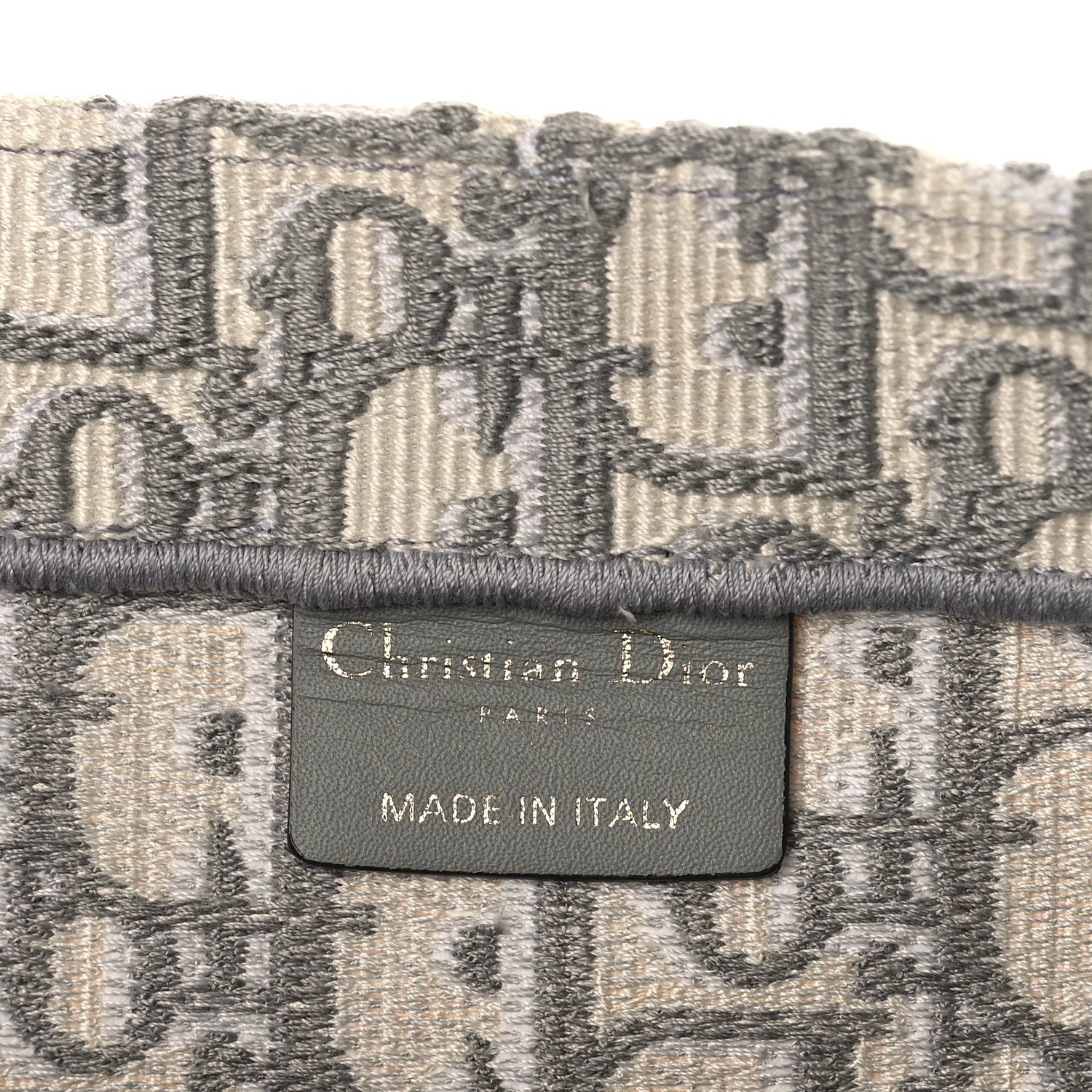 Christian Dior Oblique Large Book Tote Grey 6 of 9