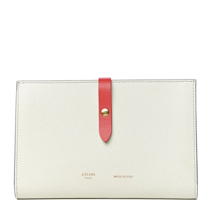 Celine Grained Calfskin Large Multifunction Strap Wallet Jade 1 of 7