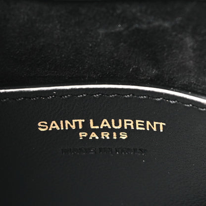 Saint Laurent Smooth Calfskin Mini Le 5 A 7 Vertical Hobo Black 6 of 10