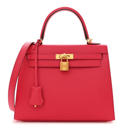 Hermes Epsom Kelly Sellier 25 Rose Extreme 1 of 11