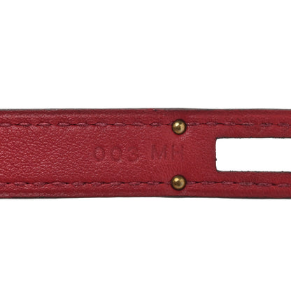 Hermes Swift Ghillies Kelly Longue Wallet Rouge Grenat 7 of 8