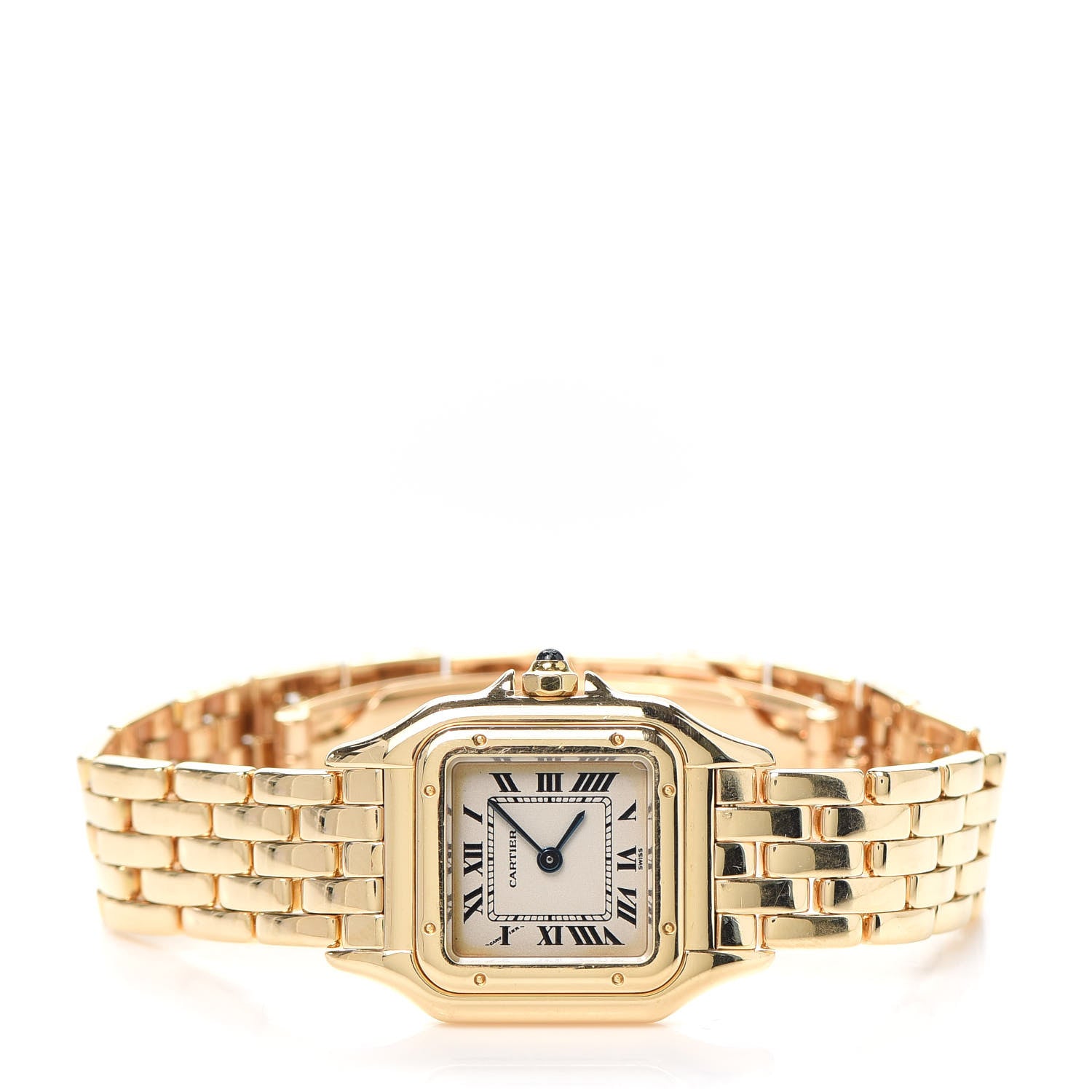 Cartier 18K Yellow Gold 22mm Panthere Quartz Watch 2 of 6