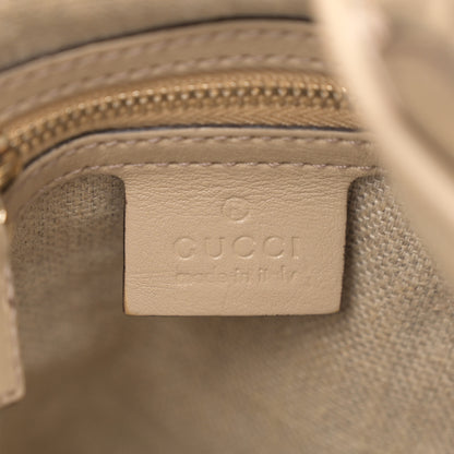 Gucci Ostrich Small Pelham Shoulder Bag Beige 6 of 11