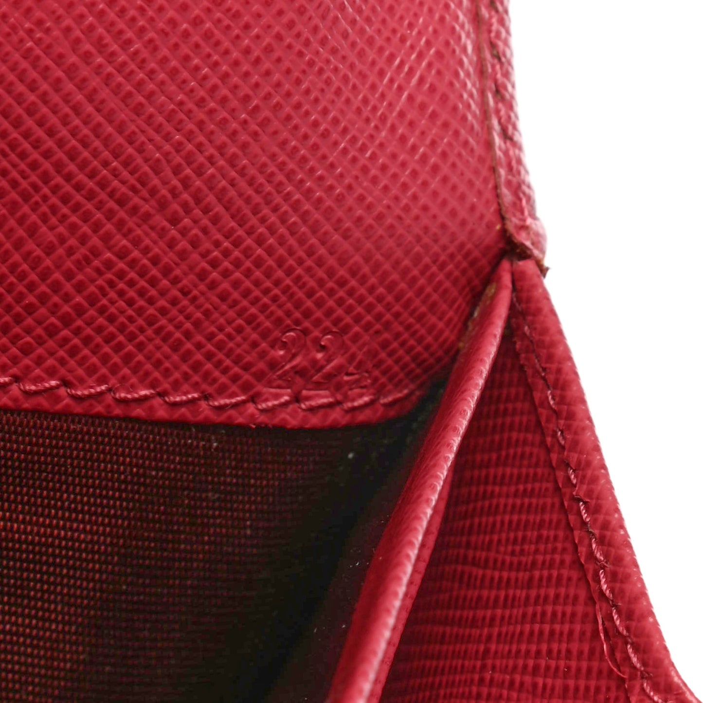 Saffiano Metal Continental Flap Wallet Peonia