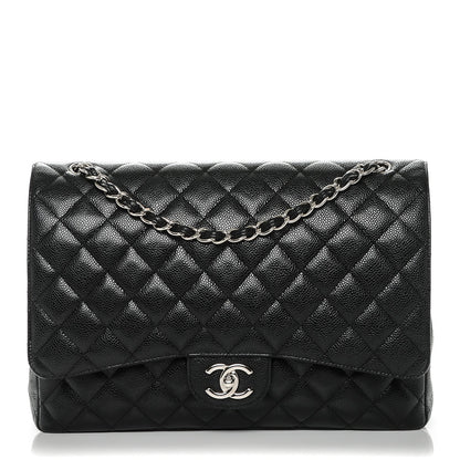 Chanel Caviar Quilted Maxi Double Flap Black 1 of 7
